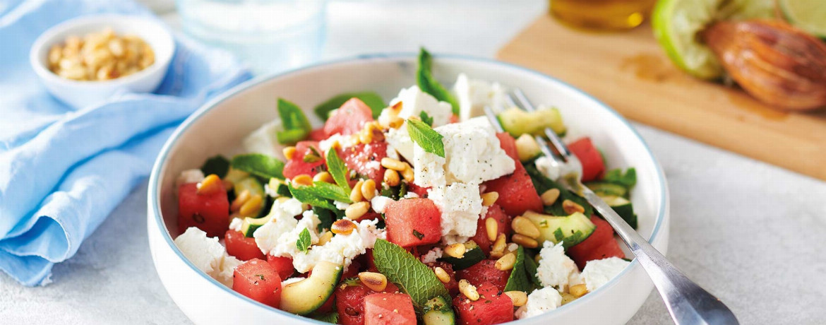 Wassermelonensalat