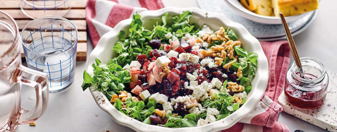 Rote-Bete-Feldsalat mit Feta - Rezept | LIDL Kochen