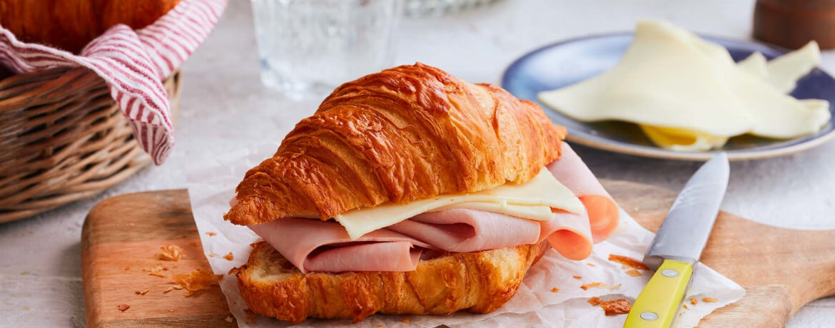 Croissant mit Schinken und Käse - Rezept | LIDL Kochen