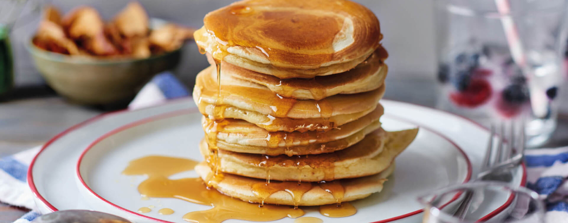 Pancakes mit Kochen LIDL - Rezept | Ahornsirup