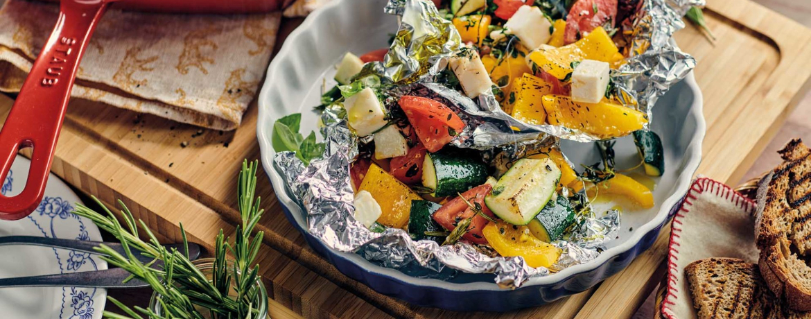Vegane Grill-Päckchen mit Zucchini - LIDL Rezept Kochen 