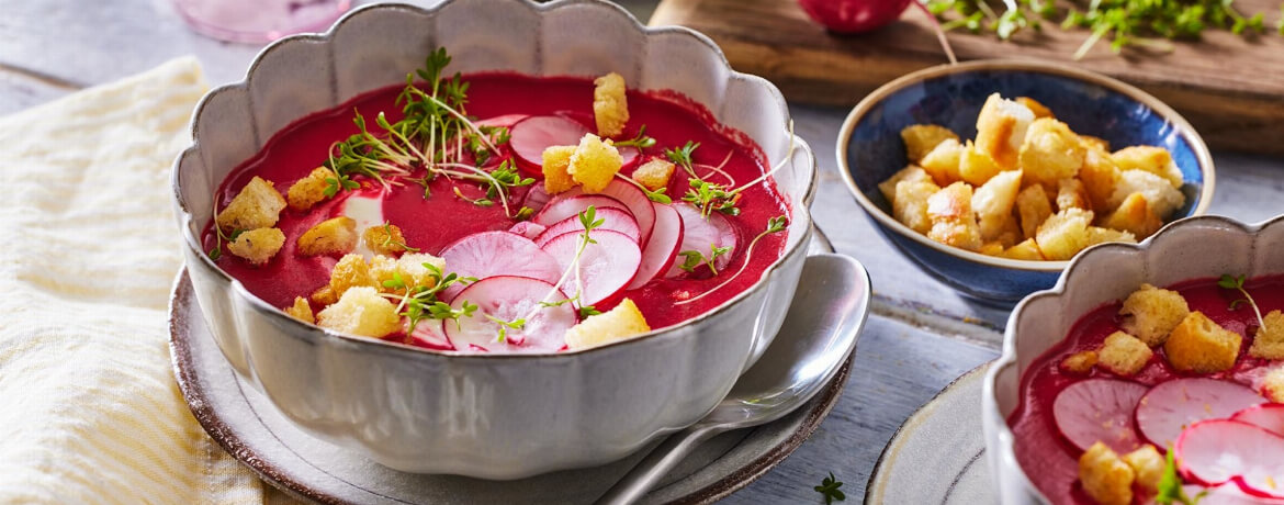 Rote Bete Suppe Mit Radieschen - Rezept | LIDL Kochen