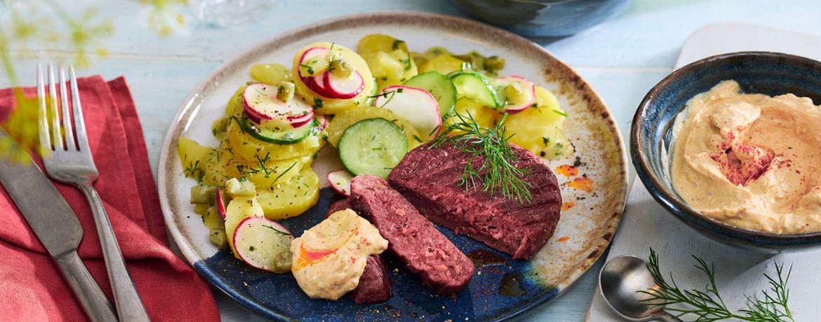 Veganes Hacksteak m. Kartoffels. - Rezept | LIDL Kochen