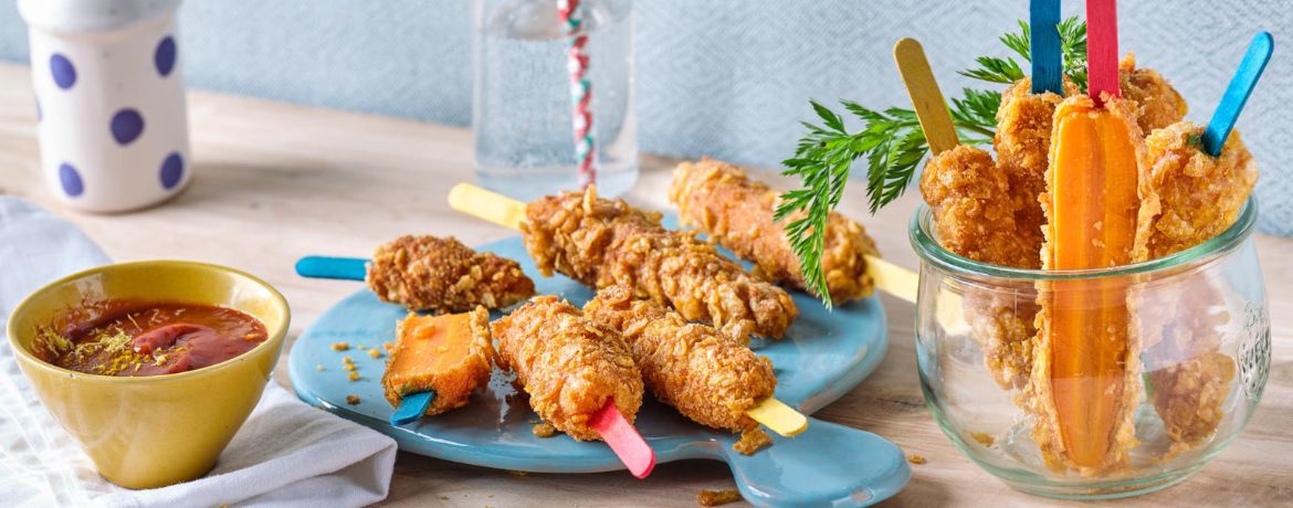 Crispy Karotten-Spieße mit Curry-Ketchup für 4 Personen von lidl-kochen.de