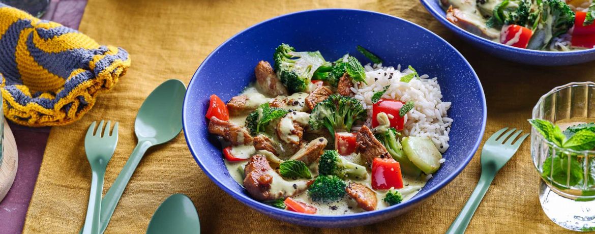 Hähnchencurry mit Brokkoli und Reis für 4 Personen von lidl-kochen.de