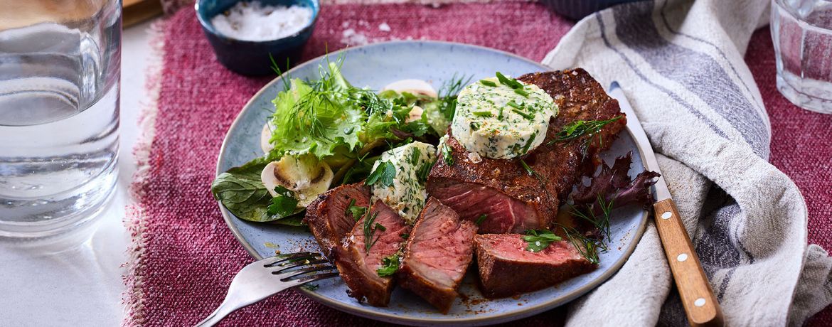 Marinierte Rumpsteaks aus der Heißluftfritteuse für 4 Personen von lidl-kochen.de