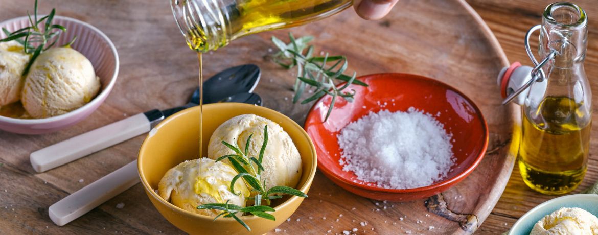 Vanilleeis mit Olivenöl und Meersalz für 4 Personen von lidl-kochen.de