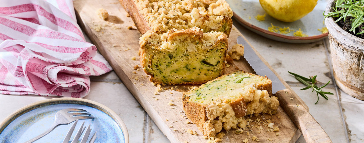 No Banabread mit Zucchini und Rosmarinstreusel für 8 Personen von lidl-kochen.de