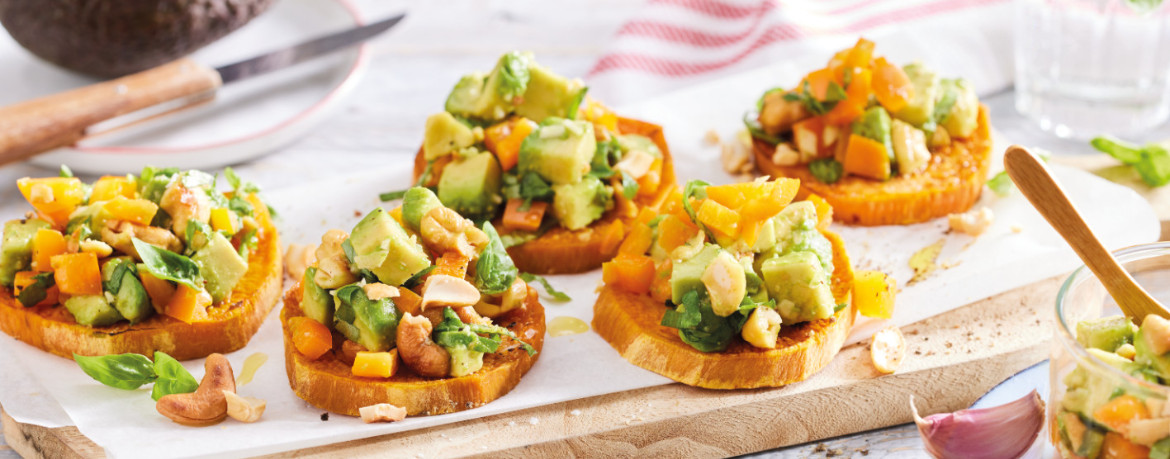 Süßkartoffeltoast mit Avocado-Salsa für 4 Personen von lidl-kochen.de