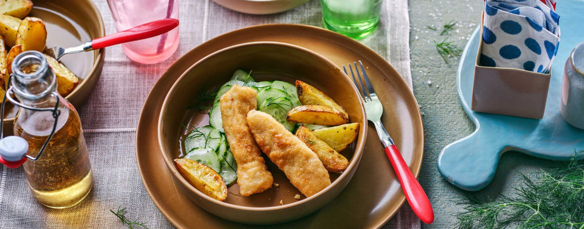 Selbstgemachte Fischstäbchen aus der Heißluftfritteuse für 4 Personen von lidl-kochen.de