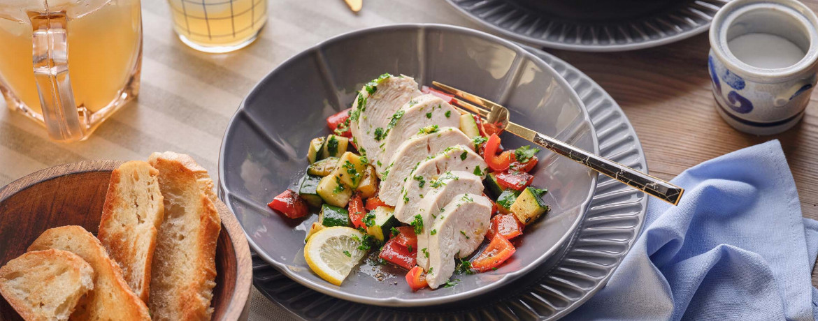 Zitronen-Hähnchen aus der Heißluftfritteuse für 4 Personen von lidl-kochen.de