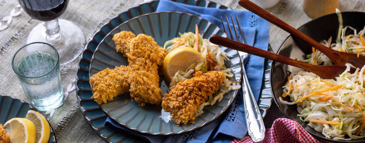 Putenbrustfilet im Cornflakes-Mantel aus der Heißluftfritteuse für 4 Personen von lidl-kochen.de