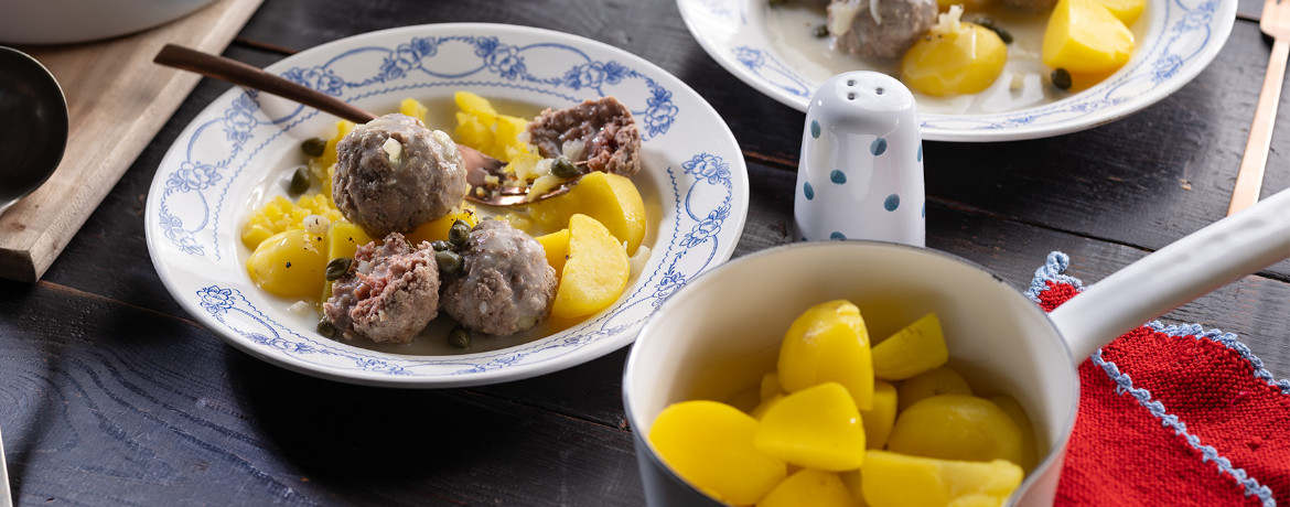 Königsberger Klopse mit Salzkartoffeln für 4 Personen von lidl-kochen.de