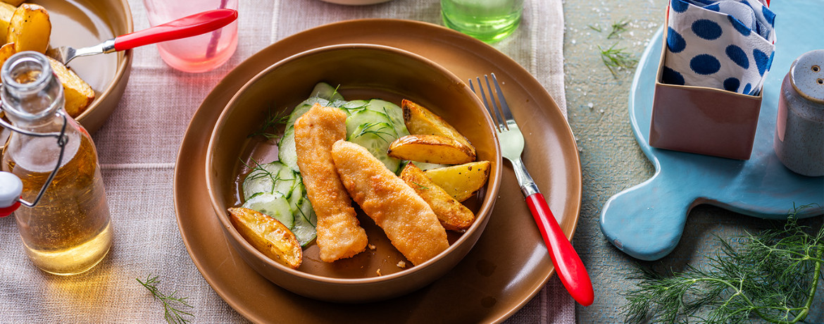 Selbstgemachte Fischstäbchen aus der Heißluftfritteuse für 4 Personen von lidl-kochen.de