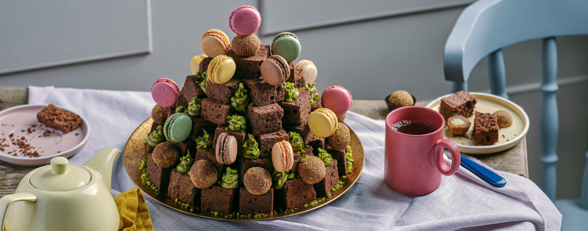 Brownie-Tannenbaum-Torte für 12 Personen von lidl-kochen.de