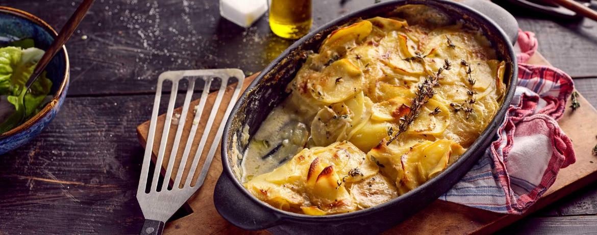 Veganes Kartoffelgratin Dauphinois für 4 Personen von lidl-kochen.de