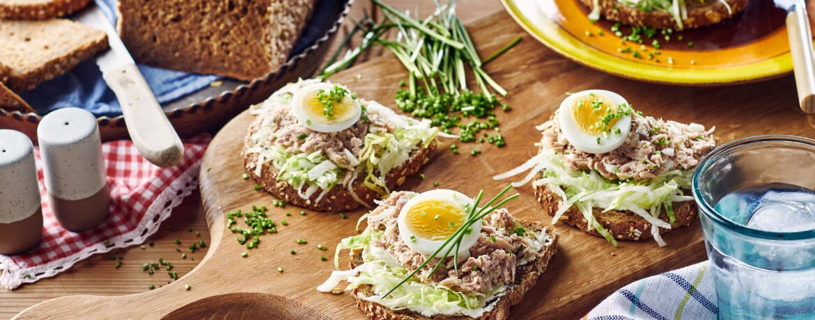 Belegtes Brot mit Thunfischpaste - Rezept | LIDL Kochen