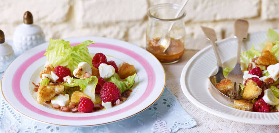 Schnell Einfach Mozzarella Salat Mit Himbeeren Lidl Kochen