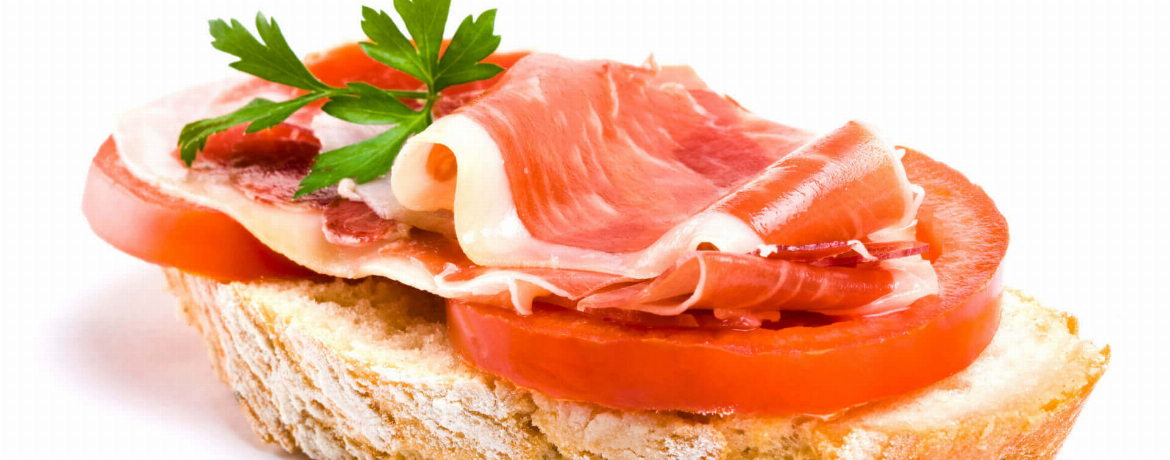 Belegtes Brot mit Serranoschinken und Tomate für 4 Personen von lidl-kochen.de