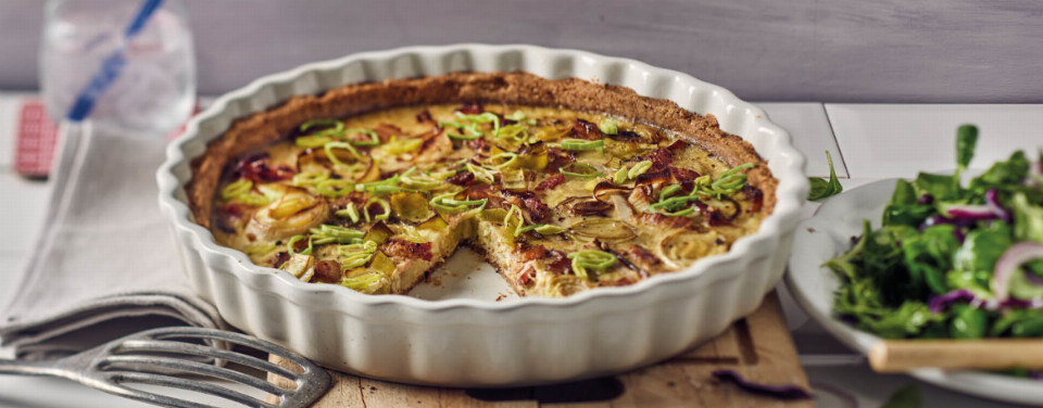 Paleo Quiche mit Lauch und Speck - Rezept | LIDL Kochen