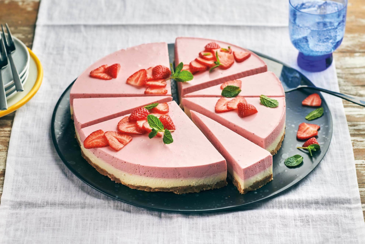 Erdbeerkuchen Ohne Backen Rezept LIDL Kochen