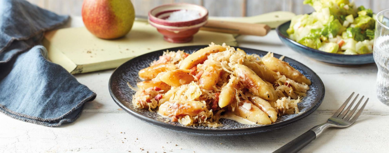 Rahmschupfnudeln Mit Sauerkraut Rezept Lidl Kochen