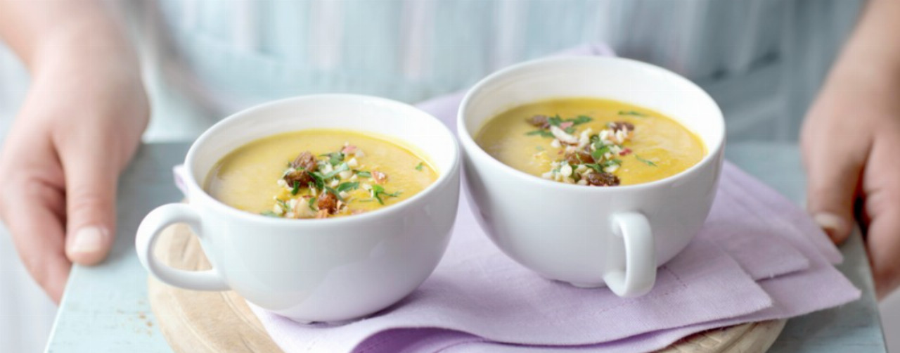 Currysuppe mit Studentenfutter - Rezept | LIDL Kochen