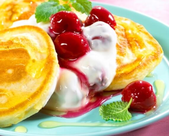 [Schnell &amp; einfach] Pancakes mit Kirschquark | LIDL Kochen