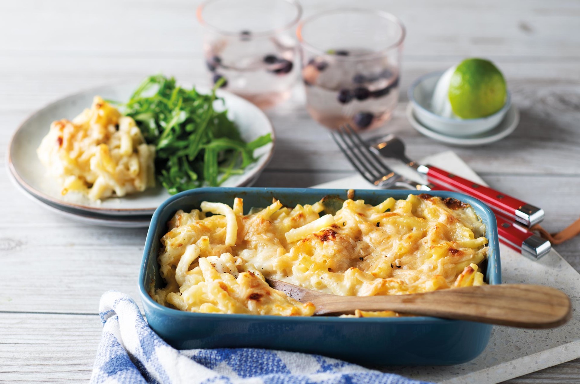 Mac and Cheese mit Salat LIDL - Kochen | Rezept