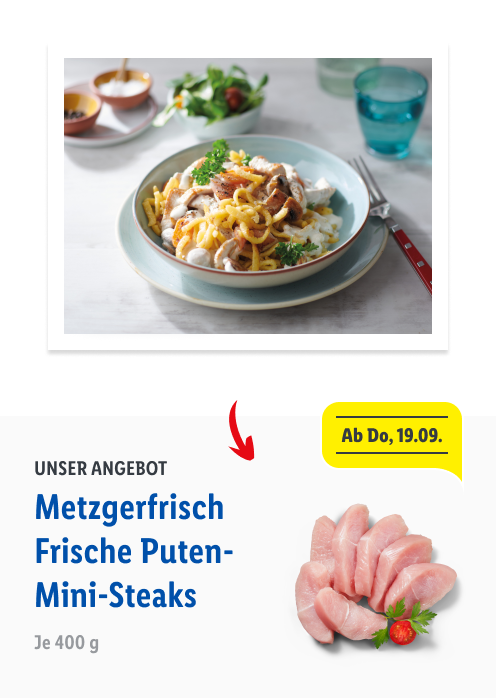 Putengeschnetzeltes mit Spätzle