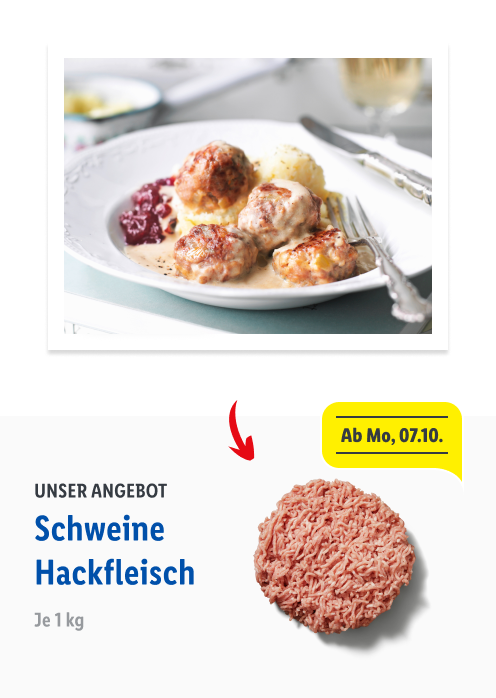 Köttbullar mit Kartoffelpüree